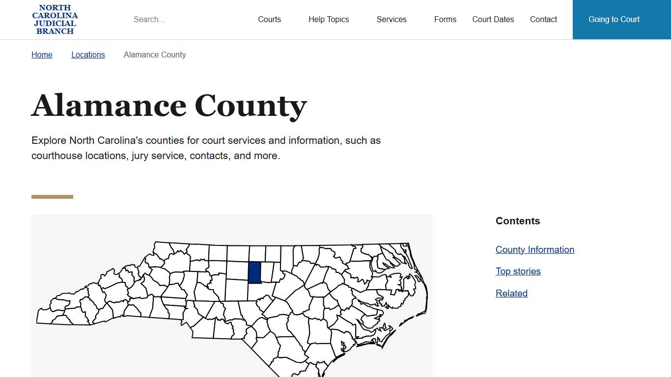 Alamance County | North Carolina Judicial Branch